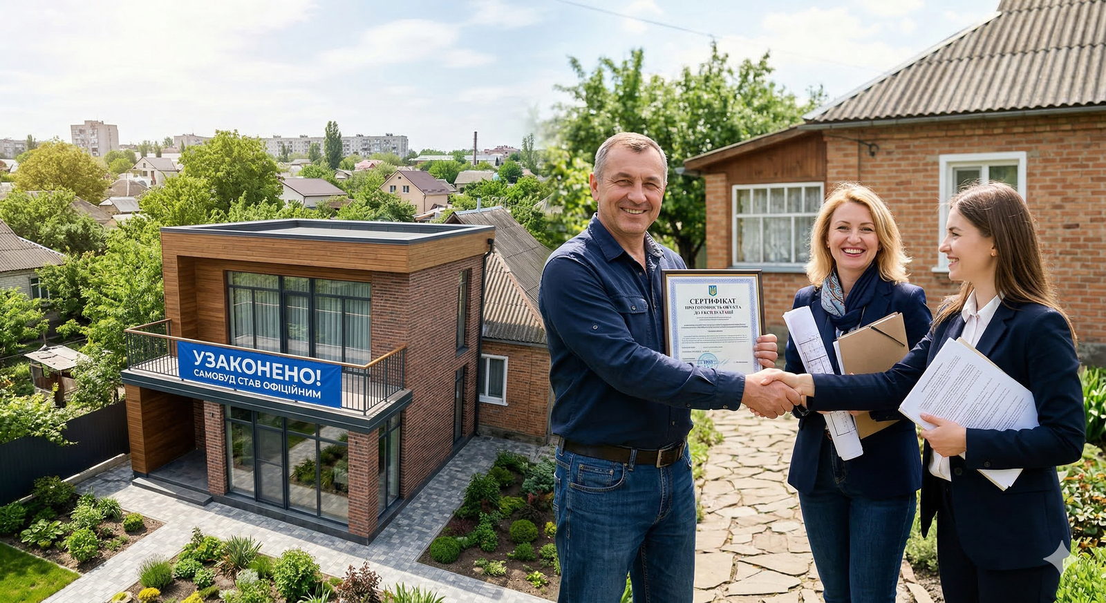 Узаконення самобуду/Узаконивание самостроя