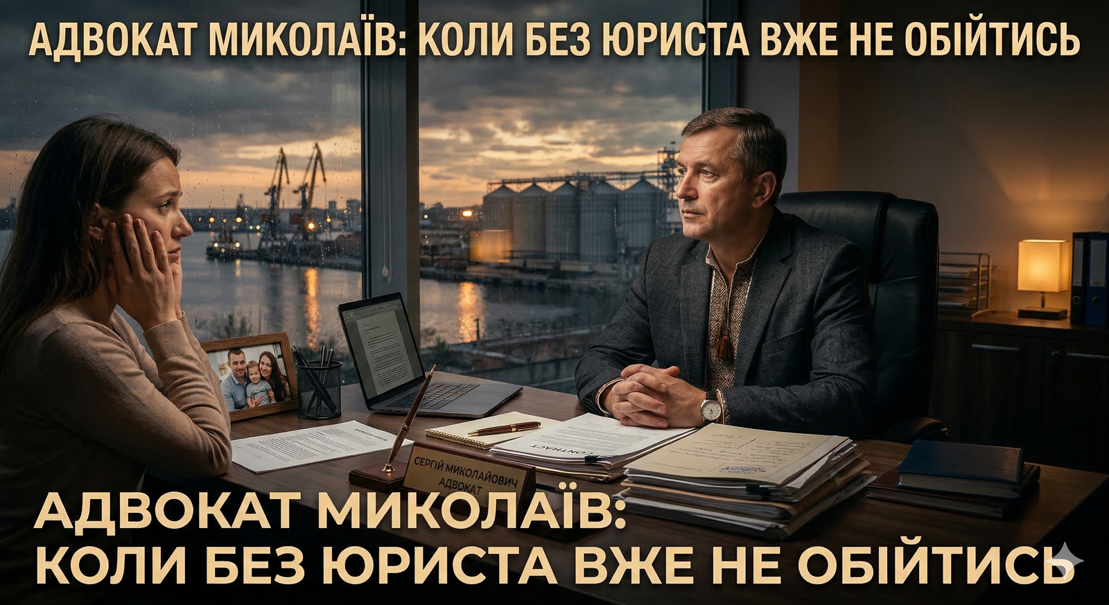 Адвокат Миколаїв: коли без юриста вже не обійтись