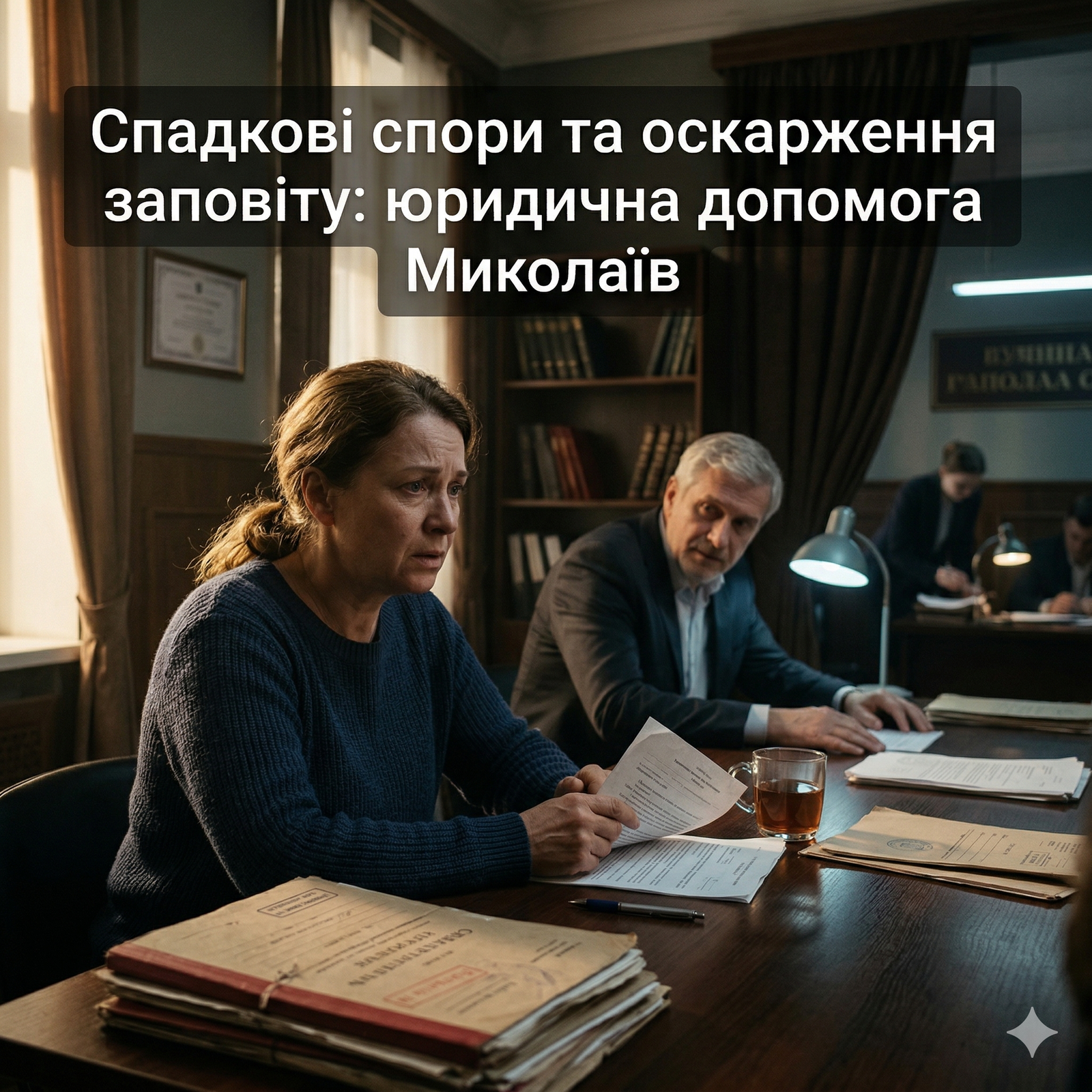 Спадкові спори та оскарження заповіту: юридична допомога Миколаїв